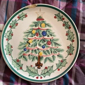 Vintage Lofton Christmas Plate